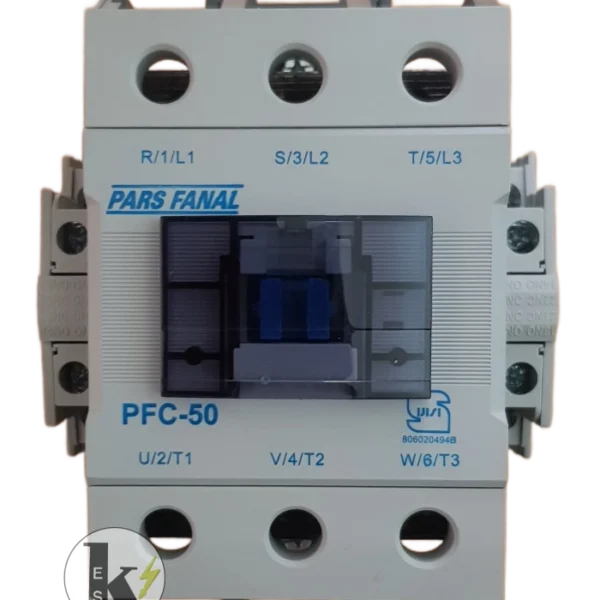 تصویر کنتاکتور 50 آمپر پارس فانال PFC-50