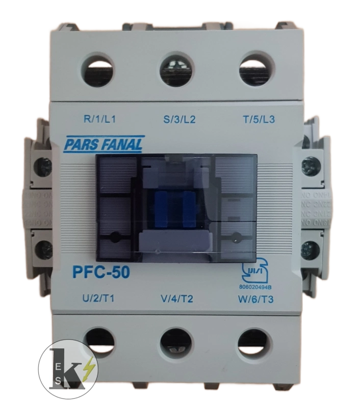 تصویر کنتاکتور 50 آمپر پارس فانال PFC-50